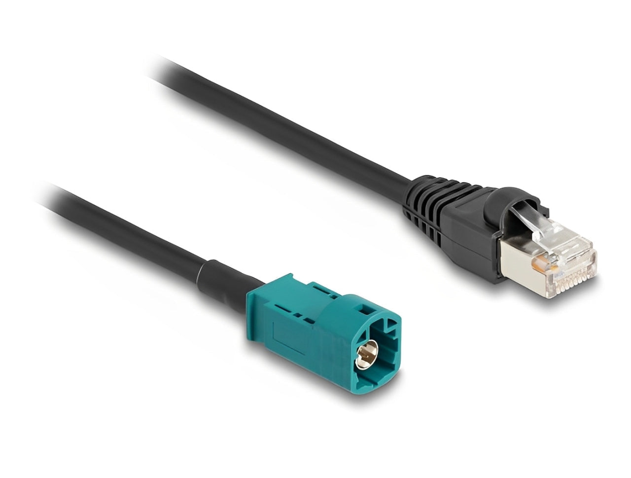 Zs Rj45 כבל רכב Delock מחיבור HSD Z זכר לחיבור RJ45 זכר | אורך 1 מטר