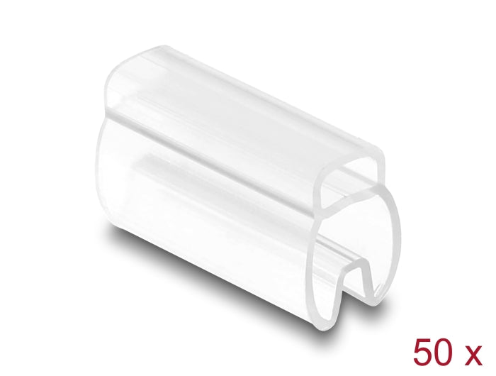 Delock Cable Marker for cable diameter 4 - 7 mm 50 pieces transparent
-delock.israel