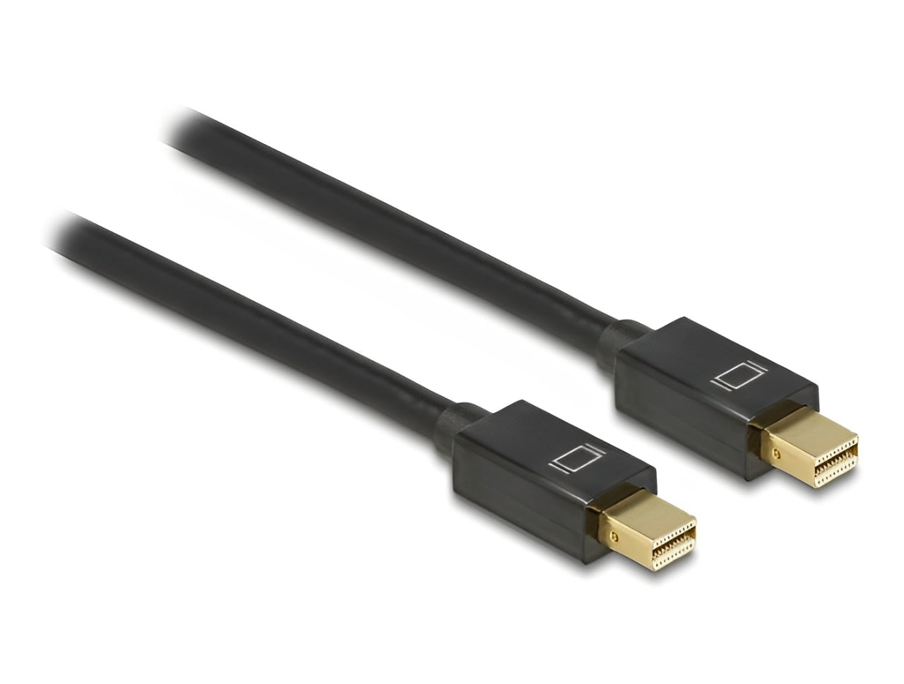 כבל מיני DisplayPort 1.2 4K מבית Delock גרמניה מספק חיבור יציב ואיכותי בין מחשבים, מסכים, מקרנים או טלוויזיות