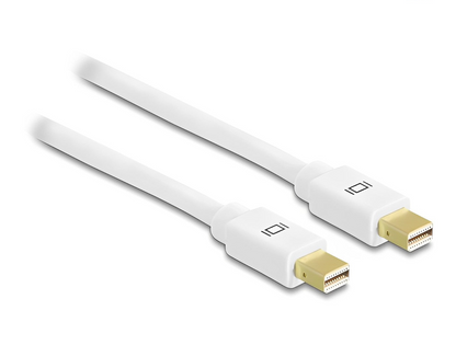 כבל מיני DisplayPort 1.2 4K מבית Delock גרמניה מספק חיבור יציב ואיכותי בין מחשבים, מסכים, מקרנים או טלוויזיות