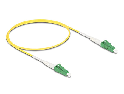 Delock Cable Optical Fibre LC-APC to LC-APC Simplex Singlemode OS2 0.5 m - delock.israel