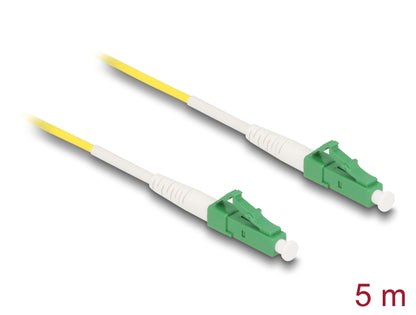 Delock Cable Optical Fibre LC-APC to LC-APC Simplex Singlemode OS2 5 m - delock.israel