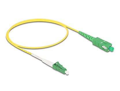 Delock Cable Optical Fibre LC-APC to SC-APC Simplex Singlemode OS2 0.5 m - delock.israel