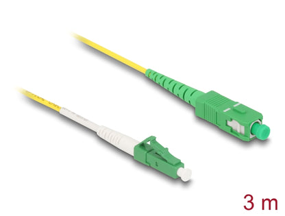 Delock Cable Optical Fibre LC-APC to SC-APC Simplex Singlemode OS2 3 m - delock.israel