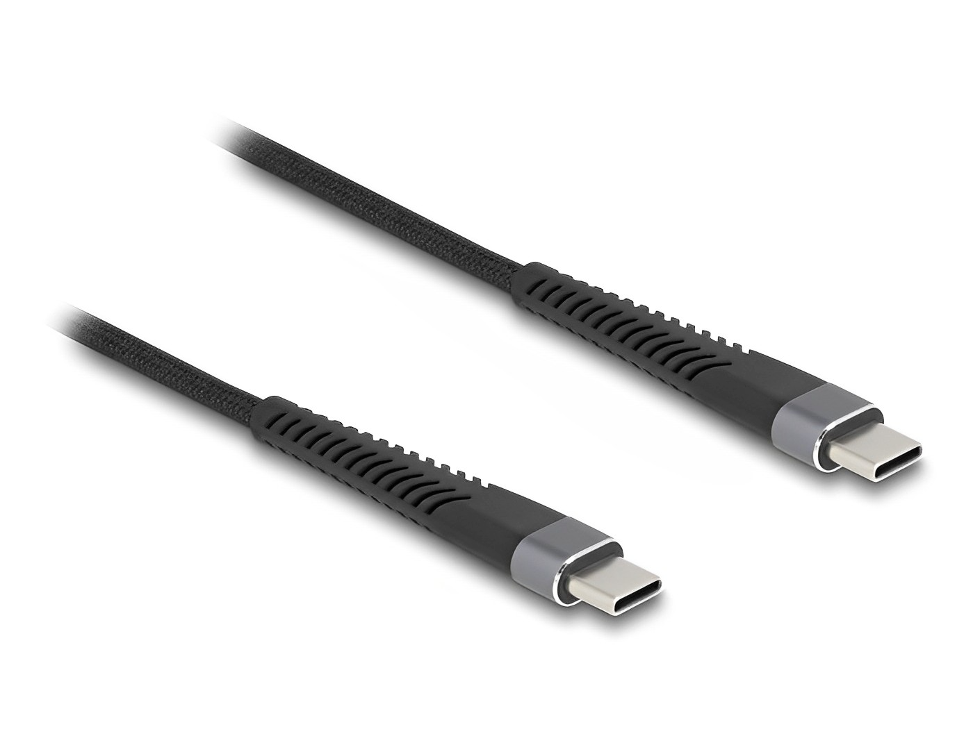 Delock USB 2.0 Cable USB Type-C™ male to male with extended bend protection 60 W - delock.israel