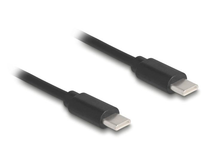 כבל מסולסל USB 2.0 מבית Delock גרמניה מאפשר חיבור בין מכשיר עם מחבר USB-C למחשב אישי או נייד עם חיבור USB-C פנוי - delock.israel