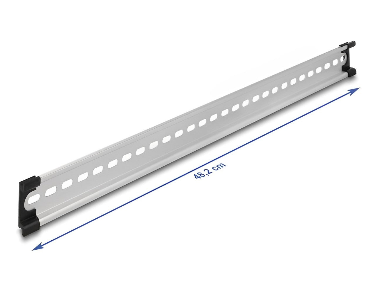 מסילה DIN 35x7.5 mm להרכבה בארון תקשורת "19 - delock.israel