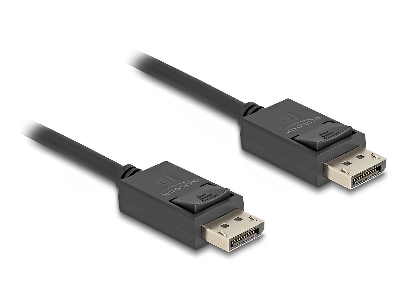 כבל Delock DisplayPort 2.1 16K 30Hz 40Gbps זכר לזכר תומך HDR