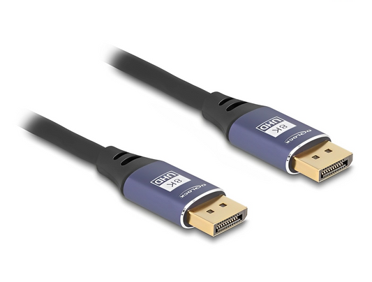 כבל DisplayPort 1.4 8K מבית Delock גרמניה מספק חיבור יציב ואיכותי בין מחשבים, מסכים, מקרנים או טלוויזיות