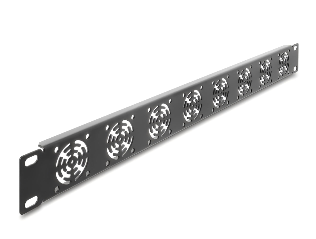 פאנל ייעודי מבית Delock גרמניה המיועד לניהול אוורור בתוך ארונות תקשורת (Rack) סטנדרטיים בגודל 19 אינץ'