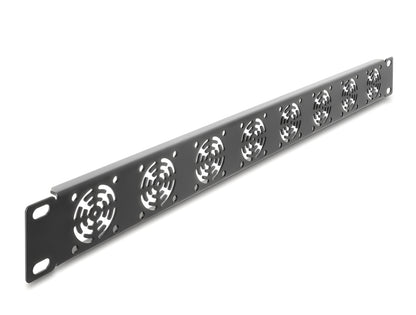 פאנל ייעודי מבית Delock גרמניה המיועד לניהול אוורור בתוך ארונות תקשורת (Rack) סטנדרטיים בגודל 19 אינץ'