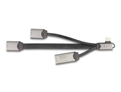 רכזת USB-C 5Gbps האיכותית מבית Delock גרמניה מאפשרת הרחבת חיבורי ה-USB של המחשב או הטאבלט ומגיעה עם 2 יציאות USB לחיבור התקנים חיצוניים. בנוסף היא כוללת קורא כרטיסים מובנה התומך בכרטיסי SD ו-Micro SD, מה שהופך אותה לפתרון נוח לשימוש יומיומי