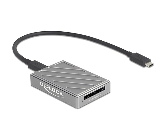 קורא כרטיסים USB‑C מבית Delock גרמניה לחיבור מהיר ונוח למחשב או לפטופ