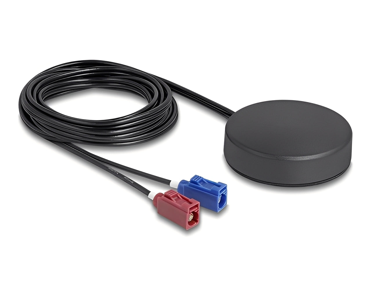 אנטנה לרכב חיצונית מרובת-פסים (Multiband) מבית Delock גרמניה מתאימה לשימוש חיצוני, במיוחד בתנאים קשים כמו כלי רכב, חקלאות, בנייה והמגזר הימי