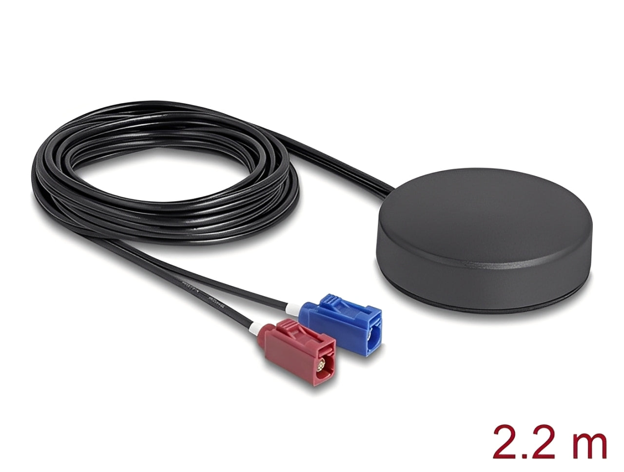 אנטנה לרכב חיצונית מרובת-פסים (Multiband) מבית Delock גרמניה מתאימה לשימוש חיצוני, במיוחד בתנאים קשים כמו כלי רכב, חקלאות, בנייה והמגזר הימי