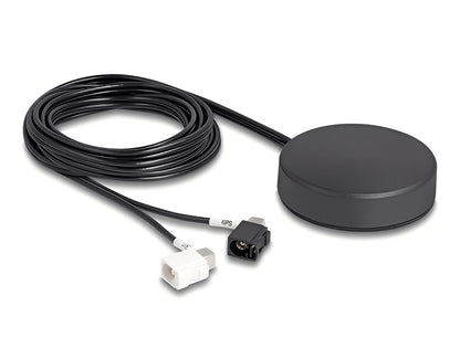 אנטנה לרכב חיצונית מרובת-פסים (Multiband) מבית Delock גרמניה מתאימה לשימוש חיצוני, במיוחד בתנאים קשים כמו כלי רכב, חקלאות, בנייה והמגזר הימי