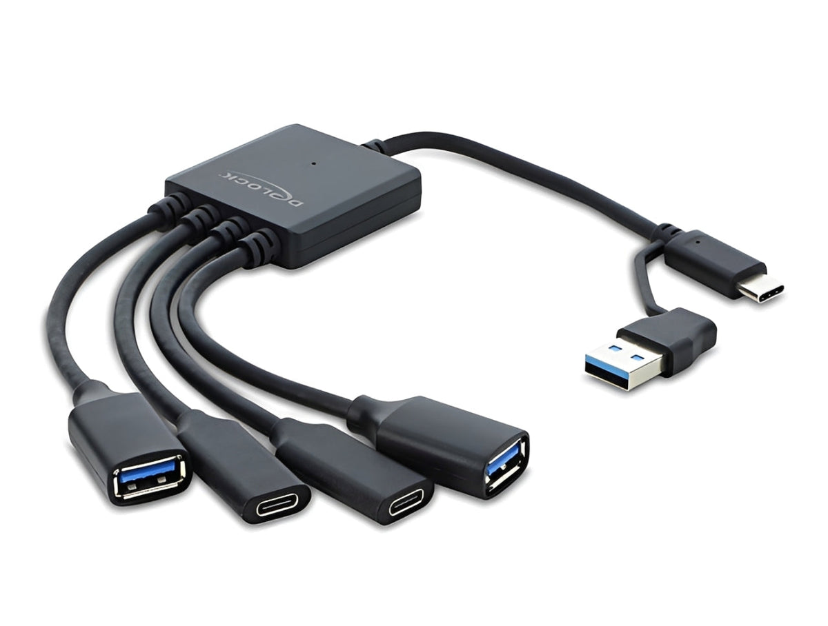 רכזת USB 5Gbps האיכותית מבית Delock גרמניה