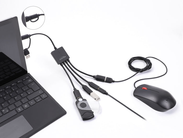 רכזת USB 5Gbps האיכותית מבית Delock גרמניה