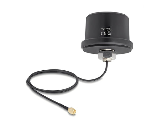 אנטנה איכותית 5G LTE GNSS WiFi 6 מבית Delock גרמניה מאפשרת שימוש בתדרי 5G LTE שונים בתוך מבנים ומחוצה להם