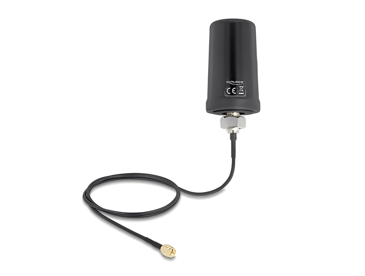 אנטנה איכותית 5G LTE GNSS WiFi 6 מבית Delock גרמניה מאפשרת שימוש בתדרי 5G LTE שונים בתוך מבנים ומחוצה להם
