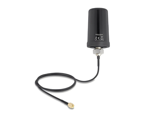 אנטנה איכותית 5G LTE GNSS WiFi 6 מבית Delock גרמניה מאפשרת שימוש בתדרי 5G LTE שונים בתוך מבנים ומחוצה להם