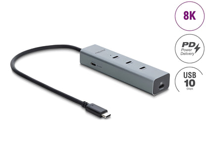 מפצל תצוגה ודאטה USB-C מבית Delock גרמניה
