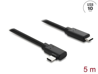 כבל USB-C 10Gbps Active Optical Cable (AOC) מתקדם מבית DELOCK גרמניה המשלב סיבים אופטיים עם מוליכי נחושת