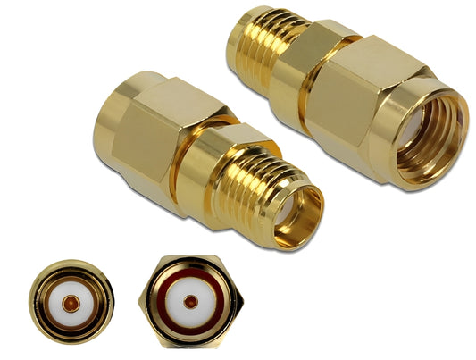 מתאם לכבל האנטנה מבית Delock גרמניה מתאים לחיבור רכיבים בתחום טכנולוגיית תדרי רדיו