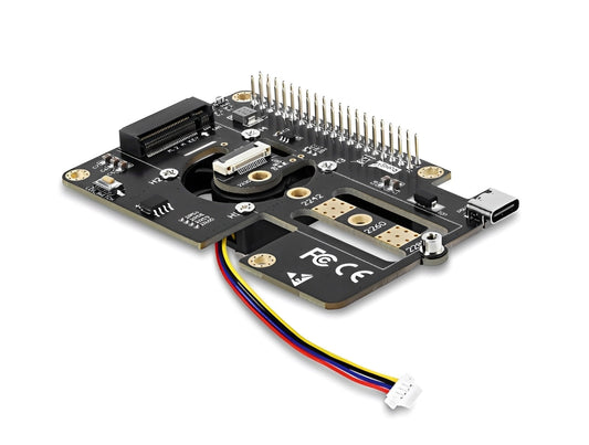 מתאם זה מבית Delock גרמניה מרחיב את כרטיס פיתוח ה-Raspberry Pi 5 בחריץ M.2 NVMe אחד