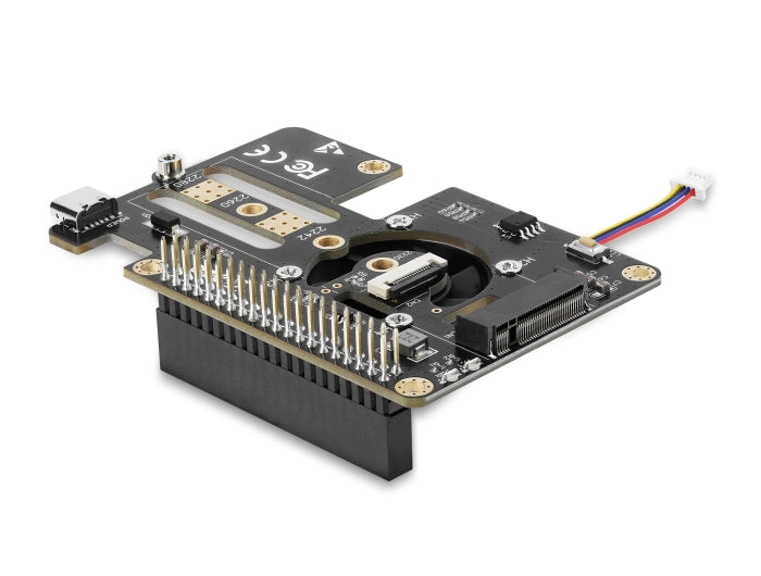 מתאם זה מבית Delock גרמניה מרחיב את כרטיס פיתוח ה-Raspberry Pi 5 בחריץ M.2 NVMe אחד