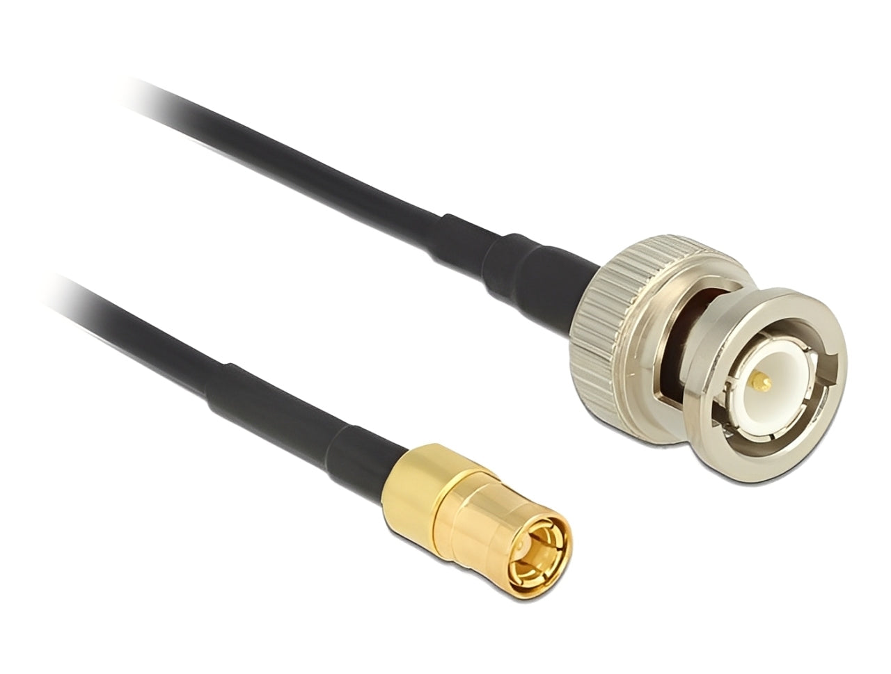 כבל אנטנה RG-174 מבית Delock גרמניה משמש לחיבור ציוד בתחום תדרי הרדיו (RF) או מדידות