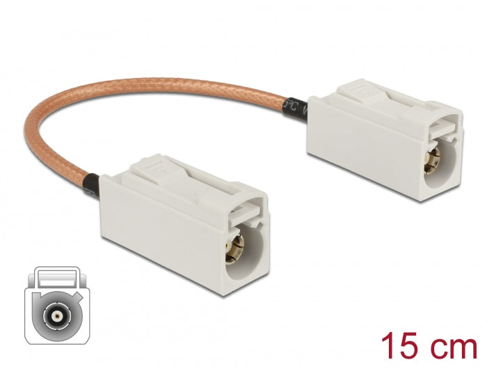 כבל האנטנה מבית Delock גרמניה מתאים לחיבור רכיבים בתחום טכנולוגיית תדרי רדיו