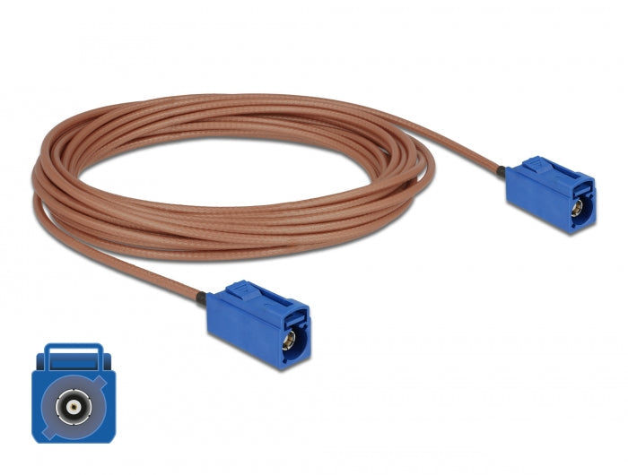 כבל האנטנה מבית Delock גרמניה מתאים לחיבור רכיבים בתחום טכנולוגיית תדרי רדיו