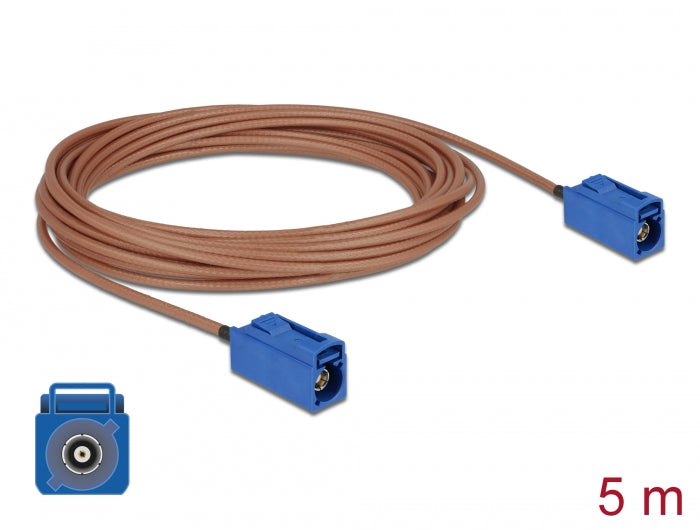 כבל האנטנה מבית Delock גרמניה מתאים לחיבור רכיבים בתחום טכנולוגיית תדרי רדיו