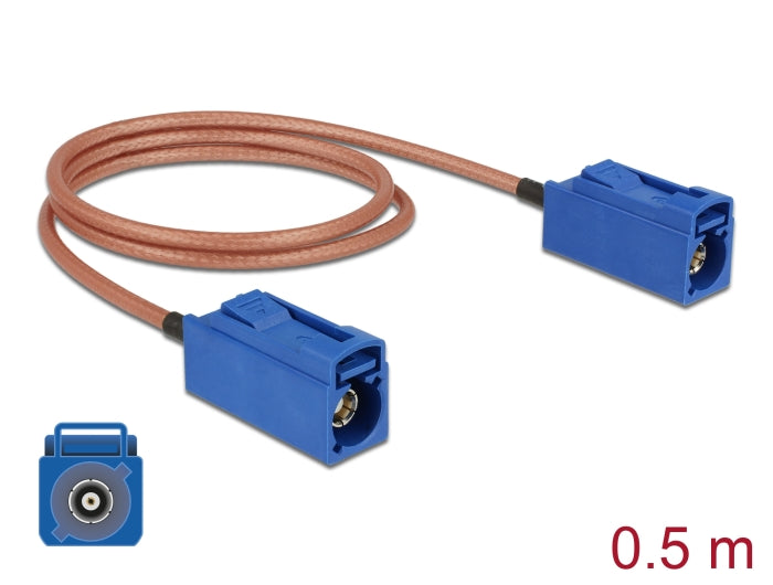 כבל האנטנה מבית Delock גרמניה מתאים לחיבור רכיבים בתחום טכנולוגיית תדרי רדיו