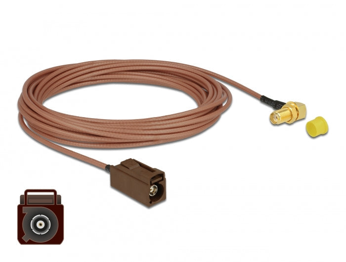 כבל האנטנה מבית Delock גרמניה מתאים לחיבור רכיבים בתחום טכנולוגיית תדרי רדיו