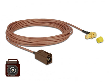 כבל האנטנה מבית Delock גרמניה מתאים לחיבור רכיבים בתחום טכנולוגיית תדרי רדיו