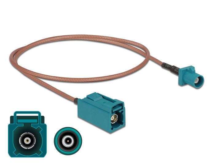 כבל האנטנה מבית Delock גרמניה מתאים לחיבור רכיבים בתחום טכנולוגיית תדרי רדיו