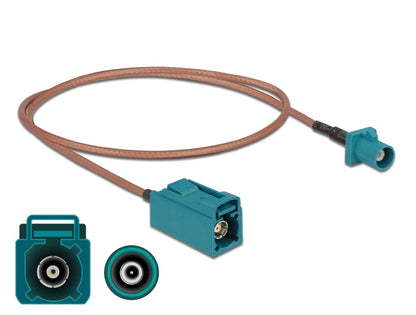 כבל האנטנה מבית Delock גרמניה מתאים לחיבור רכיבים בתחום טכנולוגיית תדרי רדיו