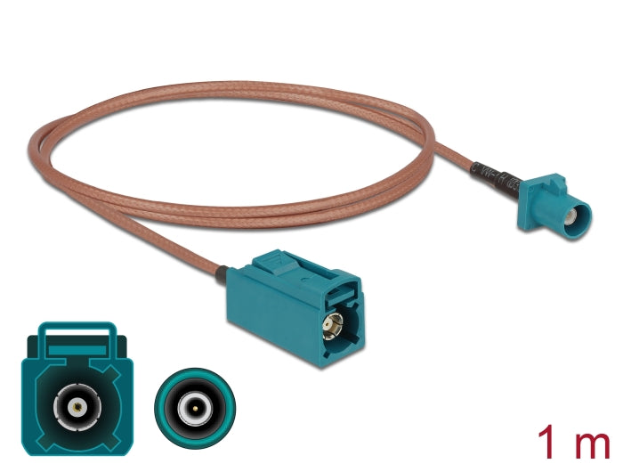 כבל האנטנה מבית Delock גרמניה מתאים לחיבור רכיבים בתחום טכנולוגיית תדרי רדיו