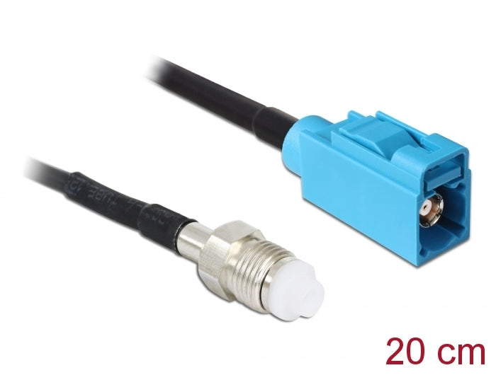 כבל האנטנה מבית Delock גרמניה מתאים לחיבור רכיבים בתחום טכנולוגיית תדרי רדיו