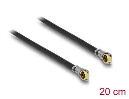 כבל האנטנה מבית Delock גרמניה המבוסס על כבל מסוג Coaxial 1.13 מתאים לחיבור רכיבים בתחום טכנולוגיית תדרי רדיו