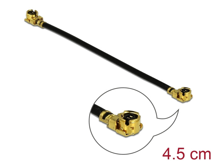כבל האנטנה מבית Delock גרמניה המבוסס על כבל מסוג Coaxial 1.13 מתאים לחיבור רכיבים בתחום טכנולוגיית תדרי רדיו