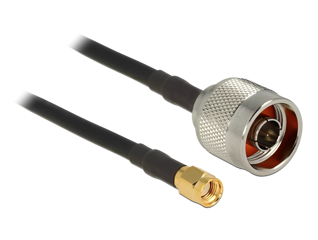 כבל האנטנה מבית Delock גרמניה האיכותי במיוחד המבוסס על כבל מסוג CFD200 מתאים לחיבור רכיבים בתחום טכנולוגיית תדרי רדיו