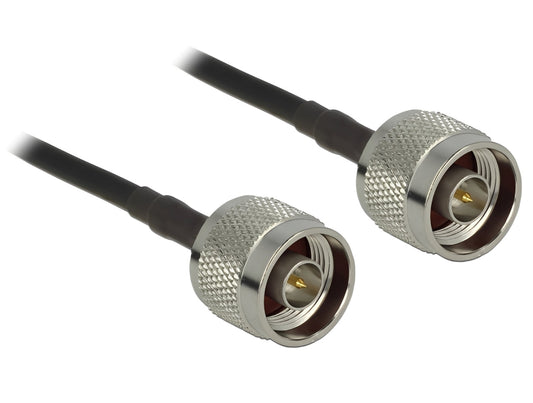 כבל האנטנה מבית Delock גרמניה האיכותי במיוחד המבוסס על כבל מסוג LMR195 מתאים לחיבור רכיבים בתחום טכנולוגיית תדרי רדיו