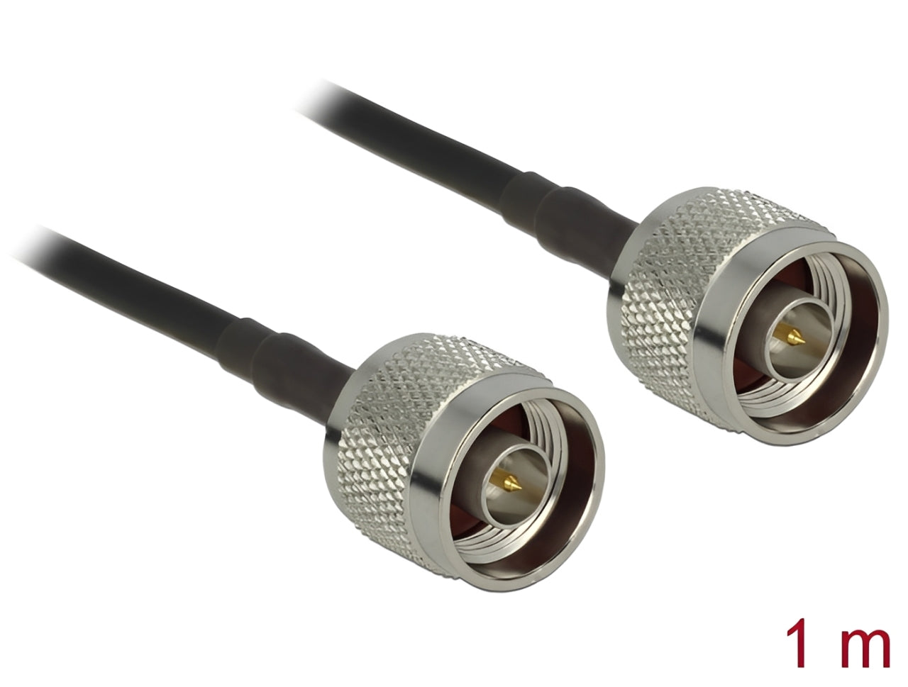 כבל האנטנה מבית Delock גרמניה האיכותי במיוחד המבוסס על כבל מסוג LMR195 מתאים לחיבור רכיבים בתחום טכנולוגיית תדרי רדיו