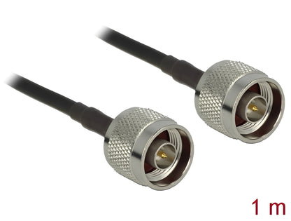 כבל האנטנה מבית Delock גרמניה האיכותי במיוחד המבוסס על כבל מסוג LMR195 מתאים לחיבור רכיבים בתחום טכנולוגיית תדרי רדיו