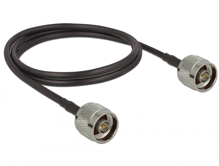 כבל האנטנה מבית Delock גרמניה האיכותי במיוחד המבוסס על כבל מסוג LMR195 מתאים לחיבור רכיבים בתחום טכנולוגיית תדרי רדיו