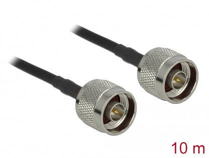 כבל האנטנה מבית Delock גרמניה האיכותי במיוחד המבוסס על כבל מסוג LMR195 מתאים לחיבור רכיבים בתחום טכנולוגיית תדרי רדיו