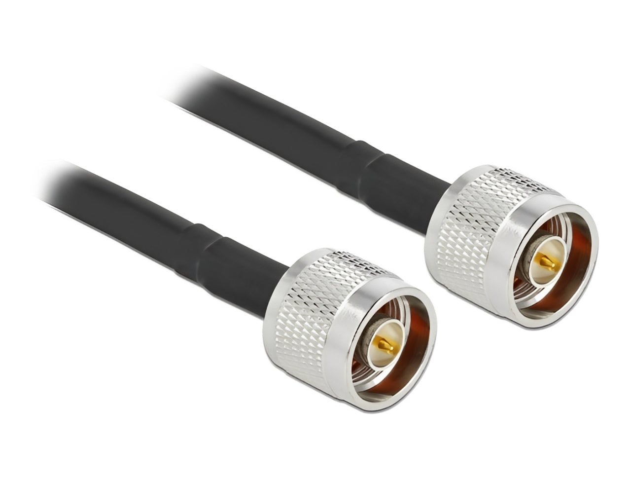 כבל האנטנה מבית Delock גרמניה האיכותי במיוחד המבוסס על כבל מסוג LMR300 מתאים לחיבור רכיבים בתחום טכנולוגיית תדרי רדיו